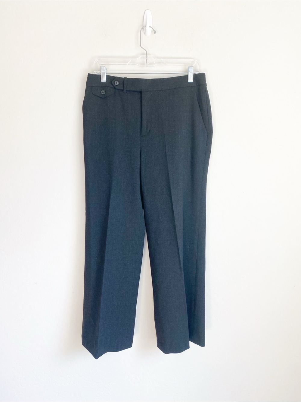 Lauren Ralph Lauren Tailored Wool Dress Pants Gray Size 8